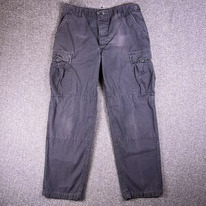 Proppers Tactical Pants Men M Gray Double Knee Button Fly Rip‎ Stop Fit33x29.5